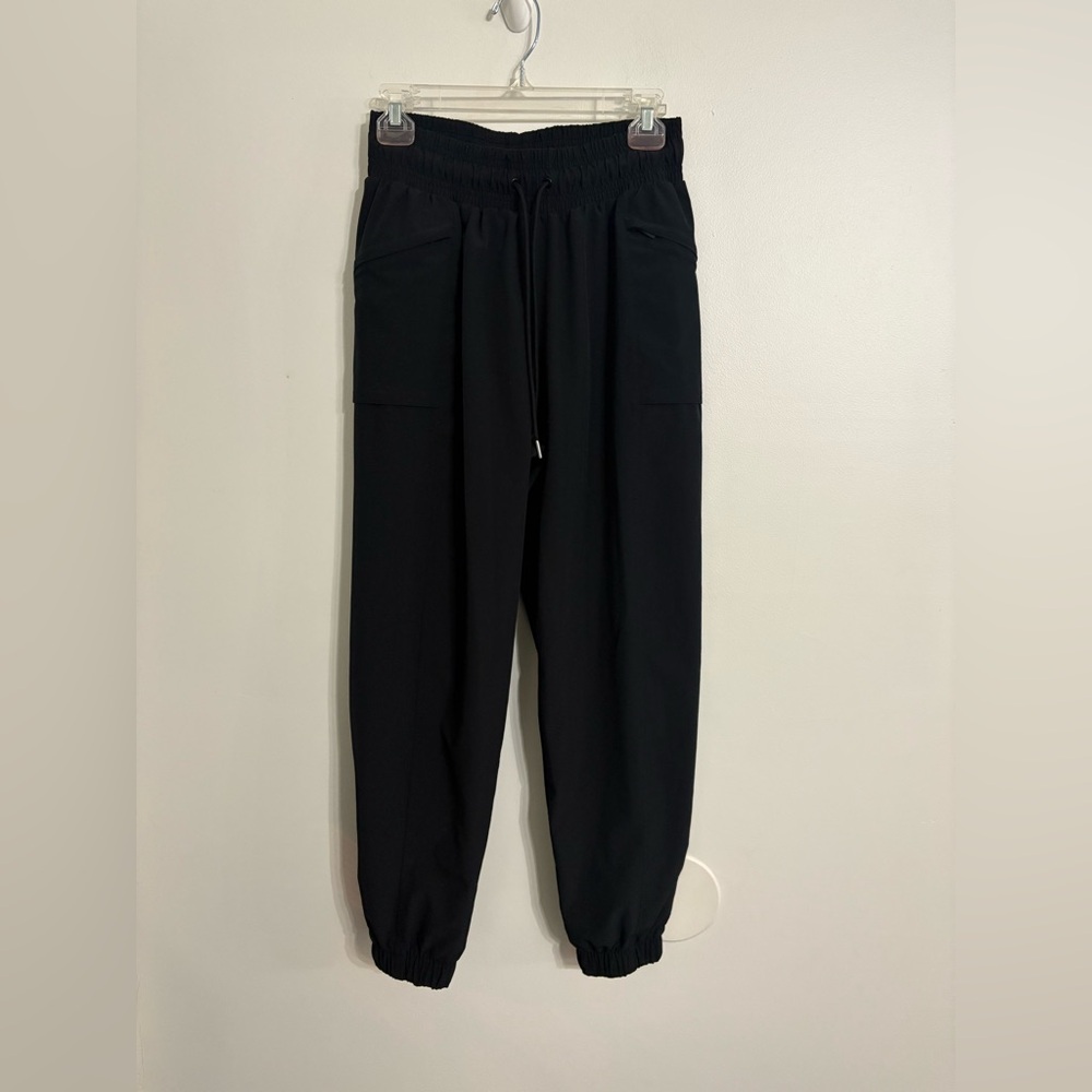 All in Motion Zip Pockets Black Joggers SIZE SMALL